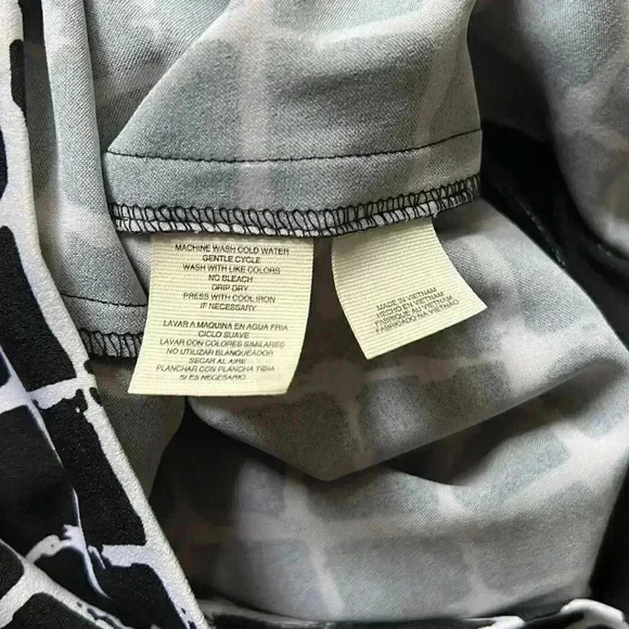 Rachel Rachel Roy | Black and white square  print dress - Picture 7 of 10